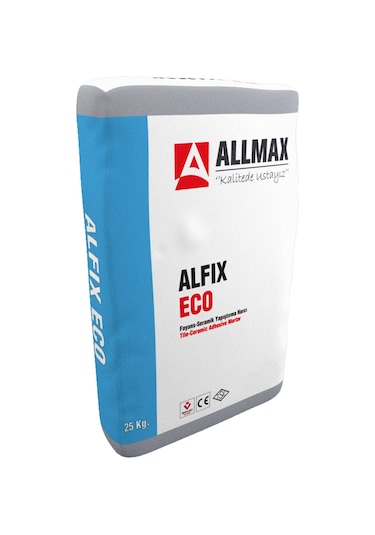 Allmax Alfix X3 Fayans Seramik Yapıştırma Harcı Gri 25 Kg.