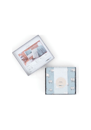 Yataş Mini Povey Bebek Ranforce %100 Pamuk Nevresim Takımı - Mavi