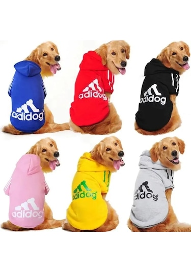 Vkemall Adidog Kışlık Köpek Montu, 4xl Gri, Evcil Hayvan Giyimi, Sıcak Tutan Köcek Ceketi