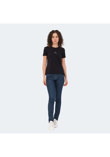 Slazenger VIRAJ Kadın  Siyah Tişört