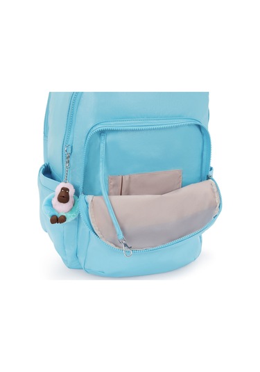Kipling Seoul College Extra Okul Çantası Sea Blue Met Kı351452d Sea Blue Met