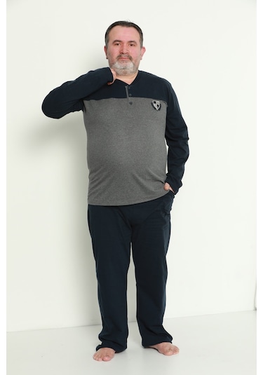 Erkek Büyük Beden Pijama Takımı Tampap 1764