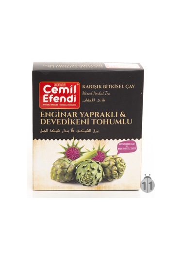 Cemil Efendi Enginar Yapraklı Deve Dikeni Tohumlu Bitki Çayı 60'lı