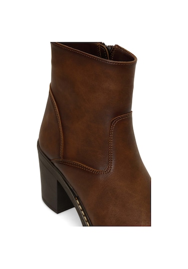 Butigo 24k-627 4pr Taba Kadın Topuklu Bot 000000000101924995 Taba