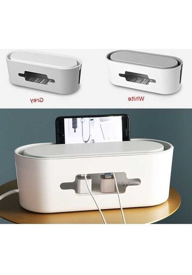 Besthome1 Kablo Düzenleyici - Çoklu Prizli, Usb Geçişli, Ev-ofis Kablo Saklama
