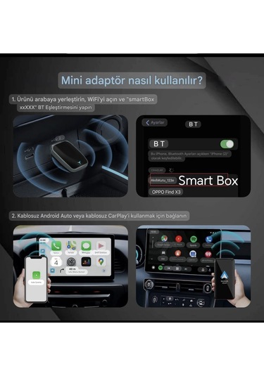 Global Carplay Bluetooth+wifi Android İos Uyumlu Otomatik