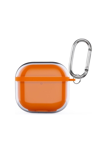 Kilifone -  Airpods Uyumlu 4. Nesil - Kılıf Askı Aparatlı Kulaklık Kılıfı Airbag 42 - Füme