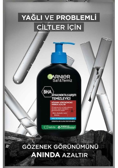 Garnier Saf & Temiz Siyah Nokta Karşıtı Temizleyici 250 ML