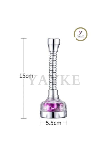 Yayke Pervaneli Flex Su Tasarruflu Mutfak Lavabo Musluk Başlığı