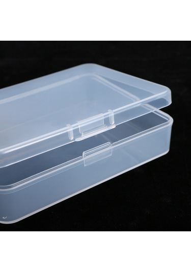 Yuntech01 Pp Malzeme Şeffaf Dikdörtgen Kapaklı Depolama Kutusu - Hafif, Dayanıklı Ve Toz Proof Parça Kutusu Diğer