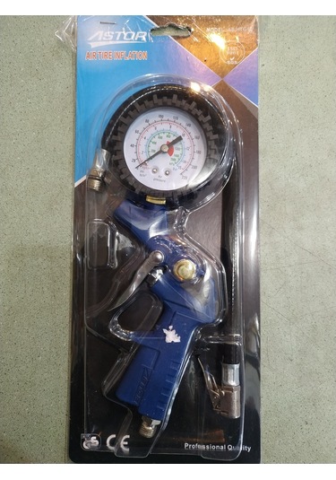 Lastik Şişirme Tabancası Saatli Metal Gövde