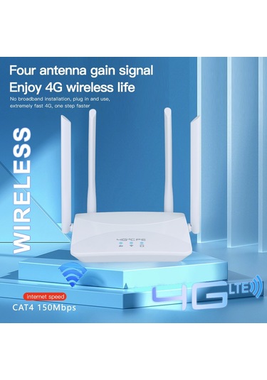 Sones Asya B1/3/5/7/8/38/40/41 4g Kablosuz Cpe Yönlendirici Eklenti Mobil Wifi, Ab Fişi