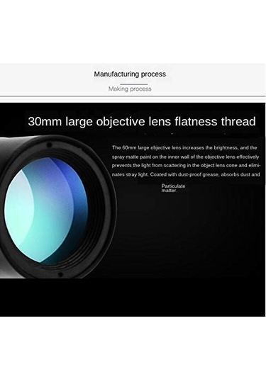 Teleskopik Tripodlu Monoküler, 10-30 Zoom Cep Telefonu Kamera Mini Teleskop