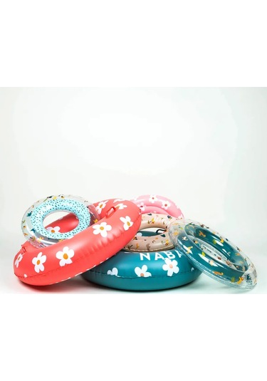 Nabaıjı 30 Kg'a Kadar Çocuklar İçin 51 Cm Şişme Yüzme Simidi 243097174