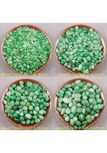 Willowhaven Yeşil Aventurin Taşı 190g 5-7mm Akvaryum Saksı Bahçe Dekorasyon