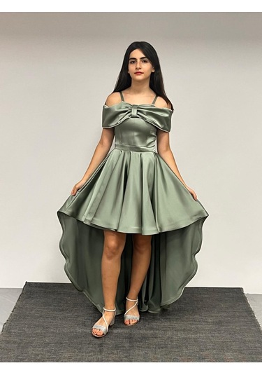 Kız Çocuk Abiye Yeşil Saten Kurdela Yaka Düşük Omuz Askılı Önü Kısa Kuyruklu Abiye Elbise 10-15 Yaş Yeşil Kız Çocuk Abiye Yeşil Saten Kurdela Yaka Düşük Omuz Askılı Önü Kısa Kuyruklu Abiye Elbise 10-15 Yaş Yeşil