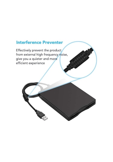 Sones 3,5 İnç Taşınabilir Disket Sürücüsü 1,44 Mb Harici Fdd Aygıtı