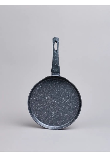 Agness Crepe Tavası "black Marble" 22 Cm Yapışmaz 321030748 Gri