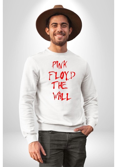 Pink Floyd The Wall Unisex Beyaz Sweatshirt Beyaz