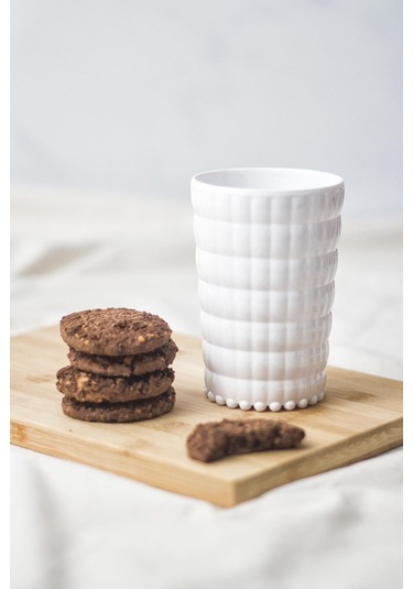 Allegra Beyaz Akrilik Bardak 6'lı Set 400 Ml Kırılmaya Dayanıklı, Cam Değildir Su, Meşrubat Ve Sunum İçin İdeal