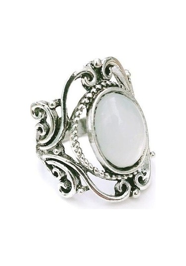 Dancemonkey Yüzükler Yüzük Takıları, Takı Ölçü: Gökkuşağı Düğün Aytaşı Antik 9 Oq Standart Çok Renkli