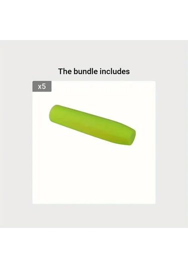 Chuangyinshop Yeşil 5 Adet Manuel Ergonomik Sarımsak Soyucu Ve Ezici Dayanıklı Silikon Mutfak Aleti