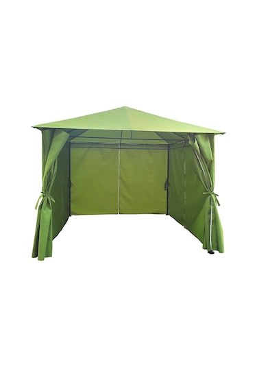 Store Yeşil Gazebo 3x3 Çardak Tente Gölgelik