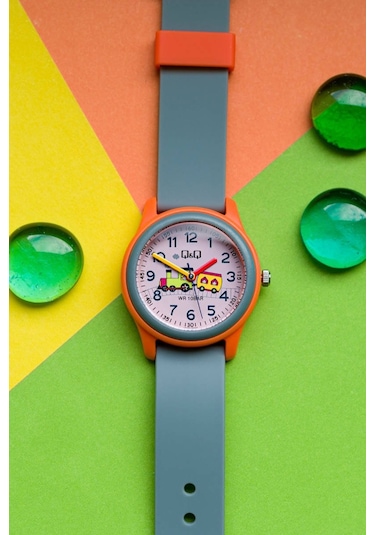 Q&Q QCG5908 Su Geçirmez Rakamlı Erkek Çocuk Kol Saati