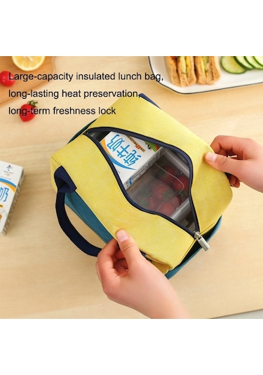 Yalıtımlı Fermuarlı Öğle Yemeği Çantası 001