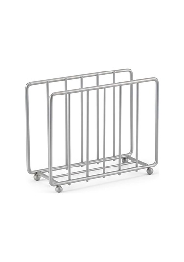 Silver Kafes Metal Peçetelik Gümüş