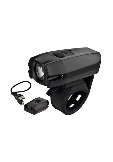 Zozo JY-7027 Usb Şarjlı 400Lm 6 Fonksiyonlu Bisiklet Farı Siyah