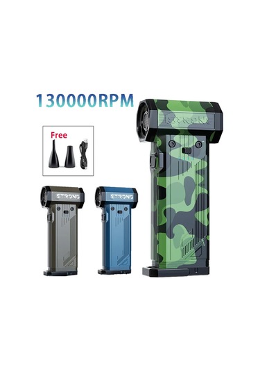 Elektrikli Hava Turbo Fan Taşınabilir Turbo Jet Fan 130000rpm El Fırçasız Motor Altın