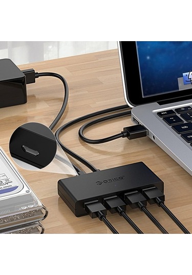 Trendooze Homyl 4 Bağlantı Noktalı Usb3.0 Masaüstü 30cm Kırmızı 30cm