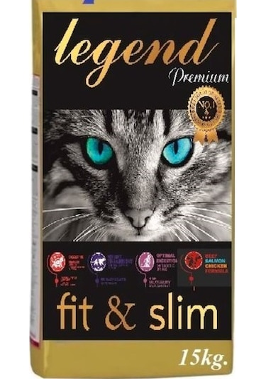 Legend Premium Fit&Slim Tavuklu Yetişkin Kedi Maması 15 KG