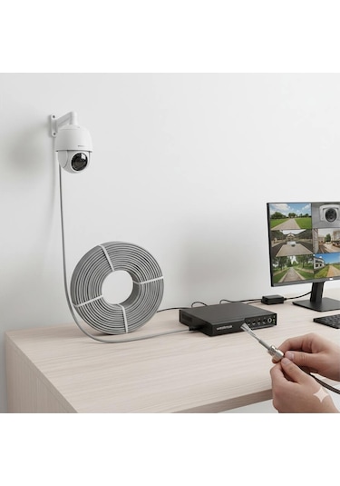 50 Metre - Cctv Kablo - Güvenlik Kamera Kablosu - 2+1 0.22mm