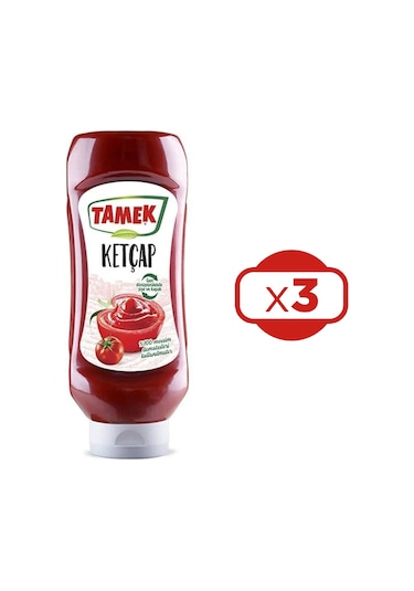 Tamek Ketçap Tatlı 3 x 600 G