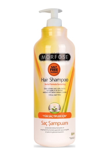 Morfose Tuzsuz Şampuan Pompalı 1 L