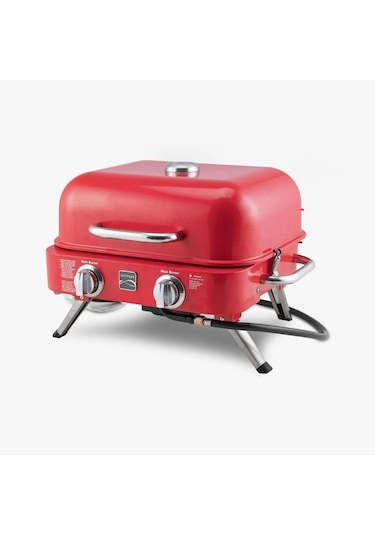 Kenmore Masa Üstü Gazlı Barbekü Kırmızı Kırmızı