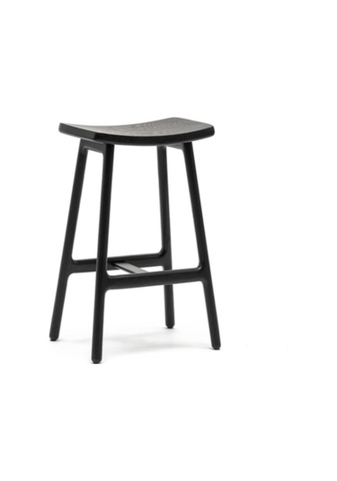 Odd Bar Taburesi, Siyah Meşe Ve Modern Çizgilerle Şıklık