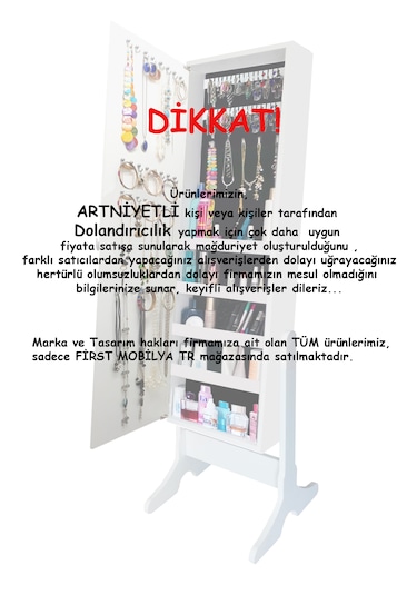 Number One - Demonte - Çok Amaçlı - Ayaklı - Aynalı Hediyelik Çok