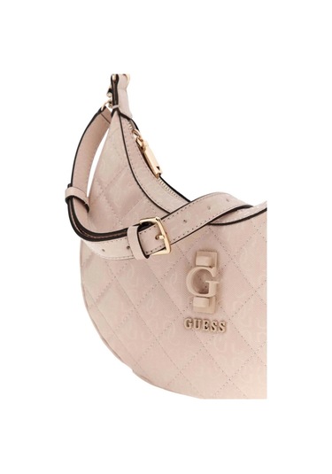 Guess Kadın Krem Bessey Omuz Çantası Kahverengi