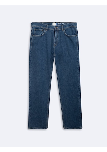 LTB Lıoren Düz Paça Orta Bel Mid Indigo Jean Pantolon