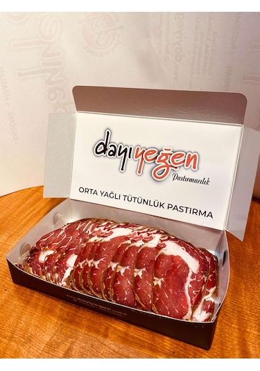 Dayı Yeğen Tütünlük Orta Yağlı Pastırma 1 KG
