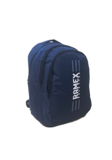 Unisex K.mavi Ramex Sırt Çantası Büyük Boy Seyahat Okul Çantası S Koyu Mavi