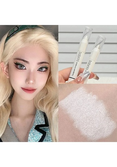 Göz Makyajı Fosforlu Kalem, Undereye Parlatıcı Kalem, Çift Uçlu Göz Farı 202311-03 Dark Topaz