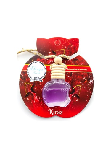 Elizya Fresh Elma Şişe Askılı Araç Kokusu 2 Adet Kiraz Kokulu