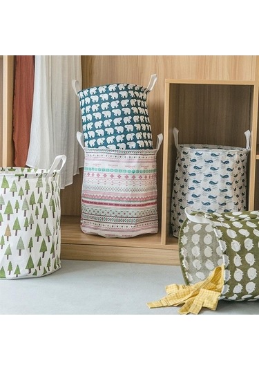 Novahub J Çamaşır Sepeti Kirli Giysileri Katlanır Depolama Çantası 33x43cm Aile, Kreş, Üniversite İçin Mükemmel Boyut Diğer