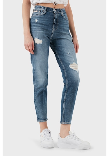 Calvin Klein Bayan Kot Pantolon J20j224513 1a4 Mavi Mavi