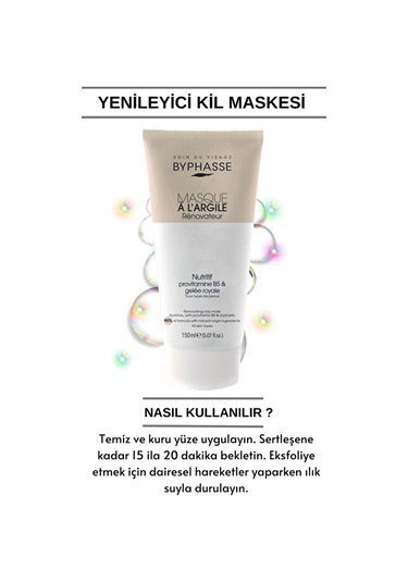 Byphasse Yenileyici Ve Onarıcı Kil Maskesi 150 ML