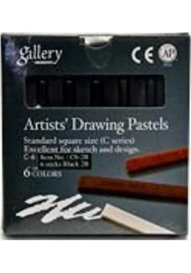 Mungyo Gallery Artist Drawing Pastels 2B Set 6'Lı N11.4714
